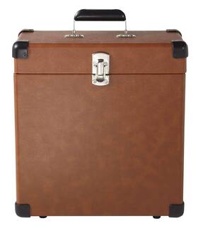 Cr401-ta Crosley 803983097988 Record Carrier Case For 30 Albums Tan