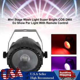 L001-a029-us Darupsun Mini Stage Wash Light Super Bright Cob Dmx Dj Show Par With Remote Control