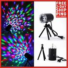 Disco Dj Stage Lighting Led Rgb Crystal Rotating Light Birthday Party Club 751452516303
