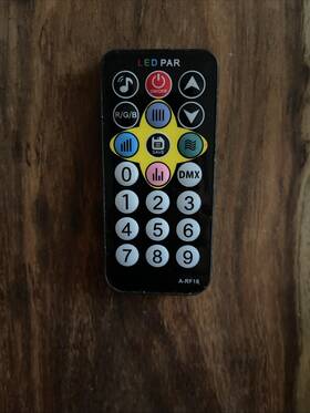 A-rf18 Disco Lights / Production Unbranded Led Party Remote Control A04 Tested Working