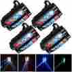 Dmx512 28stl018-040b-8x10wx4 Yescom 4x 80w Led Spider Moving Head Beam Light Rgbw 4in1 Dj Stage Lighting 637509417130