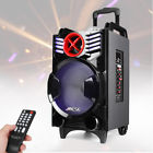 Doe763334 Bluetooth Portable Disco Karaoke Party Pa Dj Speaker System Lights