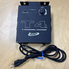 Elation 819730012234 Professional T4 Four Channel Chaser Controller Tested