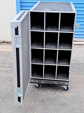 Drcsb1000ip-12 Elation Drcsb1000ip Case For 12 Sixbar 1000 12x12 Watt 6 Color Led Bar