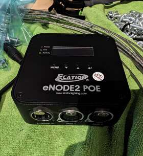 Enode2 Elation Poe Artnet Ethernet Dmx Gateway Unit 2 Of