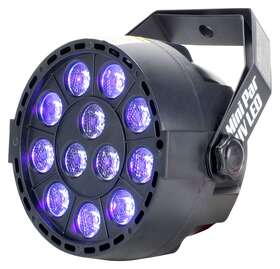 Eliminator 613825731730 Mini Par Uv Led Dmx Can Blacklight For Dj/stage/clubs/bars Adj