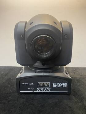 Stinger-spot-30 Eliminator Lighting 810087370534 30w High Powered Led Spot Moving Head Read Description