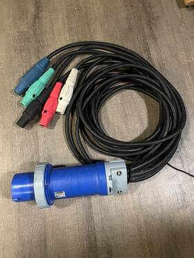 5100c9w Etn 100 Amp Pin And Sleeve Cam Lock Feeder Cable Adapter Ah