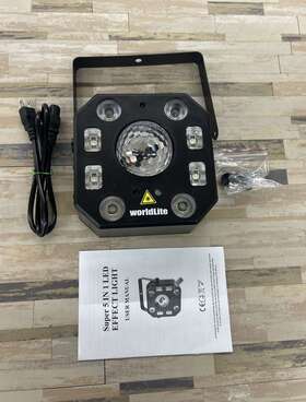 Eyeshot 191813830950 5 In 1 Stage Light With Magic Ball. Disco And Dj Led Par Pattern