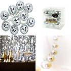 Glit-light-disco Disco Glitterati Ball Led Party Table Lights Silver 5052714070119