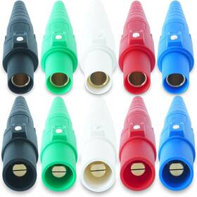 Cls40 Gmkyh 797457460920 400a Camlock Connector Set 5 Male/5 Female - Missing 1 Black Plug Housing