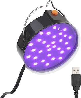Greenic 445009182181 Usb Led Black Light Lamp 10w Portable Uv Glow In The Dark For Party Supplies New
