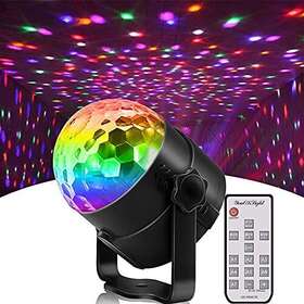 Yk2315-us Guangdong Jinweihuan Lighting Technology Co. Ltd Party Lights Dj Disco Sound Activated Strobe 6 Color With Remoter