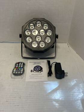 Zq01026x4us Holdlamp 4 Ea. Rechargeable Par Lights Wireless Rgbw 4-in-1 Led Uplights Battery Powered