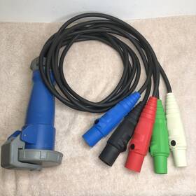 560c9w Hubbell - 5 Wire 60 Amp 120/208 Vac Camlock Feeder Adapter Cable