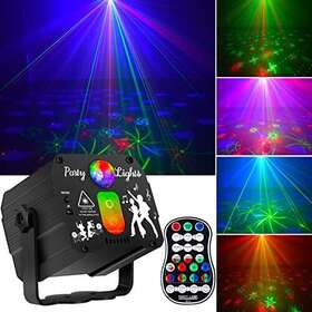 Dq-r90l Huizhou Shi Daqi Technology Co. Ltd Dj Disco Laser Party Lights - Rgb Led Sound Activated Stage Light With Remote