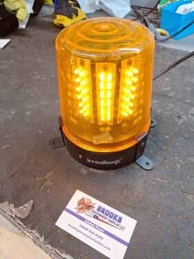 Ir-fx-bea-526y Irradiant Amber Led Rotating Beacon Light Effect 120 Volt