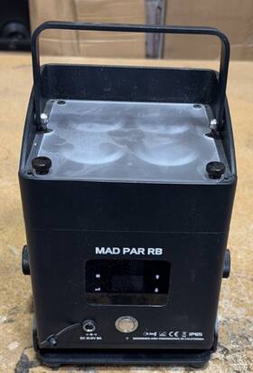 Jz1037 Jmaz Lighting Maz Mad Par Rb Battery Powered Outdoor Ip65 Rgbwac Led Uplight