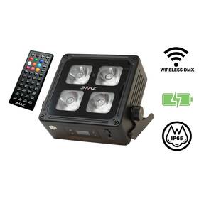 Jz1040 Jmaz Lighting Mad Par 4ip 60w Rgbwa Uv Led Battery Powered Outdoor Upl
