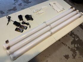 Jz2005 Jmaz Lighting Galaxy Tube Battery Powered Led Effect Set Of 3