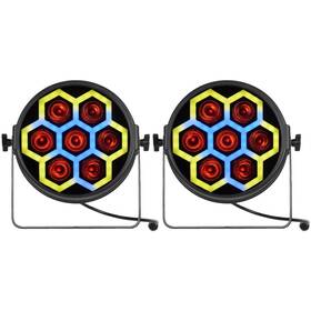 Jz2012 Jmaz Lighting Versa Flex Par Tron7 7x 168w Quad Rgbw Led Pars Pair
