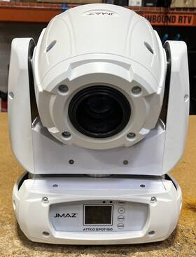 Jz3024 Jmaz Lighting Attco Spot 150 Led Moving Head Light White Finish