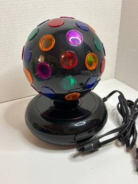 1810 Lava The Original Schylling Model Multi-colored Disco Ball Euc Tested Works