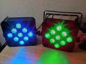 9x18w Lc Wp912 Dmx Rgbwa Battery Operated Led Par Light Wireless Lot Of 2 Read