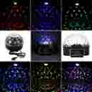 Led-033 Housmile Disco Dj Stage Lighting Dmx Music Controll Rgb Crystal Magic Ball Led Light 747180902242