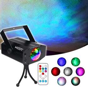 Licool 313106476458 7 Rgbw Color Water Effect Lights Koot Wave Projector Stage Party Li