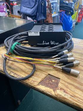 Ab100x16t4 Livewire 8-channel Snake 50 Ft. Black Xlr Hpb018256