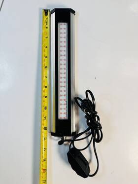 Lominie 744110057928 Led Black Light Bar 13 Inches Long Uv Blacklight Works Adjust Brightness