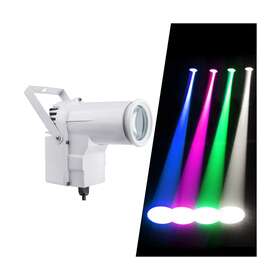 Wkl-beam02 Mad Owl 12w Rgbw Dmx Pinspot Light Disco Ball Spotlight Lights Le