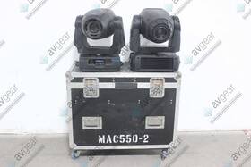 L1111-2142 Martin Mac-550 2 Professional Mac 550 Moving Spot Light Hard Wheeled Case