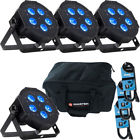 Meg600-4pk-bag Adj American Dj Mega Hex Led Par With Rgbaw Uv