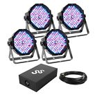 Megaparprofileplus4p American Dj Mega Par Profile Plus Led Uplights 0761856540156