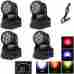 Mic3378558753397sy Lixada 4pcs Moving Head Rgbw Led Stage Light Strobe Effect Lighting 70w Dmx 5 13ch 80l0 717080880889