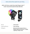 Mltclr Unbranded New Led Party Light Disco Ball Stage Color