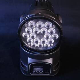 L-1529 Monoprice Pro Audio Series 18 X 3w Mini Rgb Led Wash Moving Head Light For Parts
