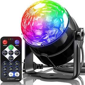 Msuovh 788492657994 Disco Ball Light Party Lights Dj 7 Colors Strobe Sound Ac