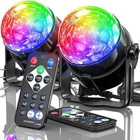 Msuovh 791809871358 Disco Ball Light Party Lights Dj 7 Colors Strobe Sound Ac