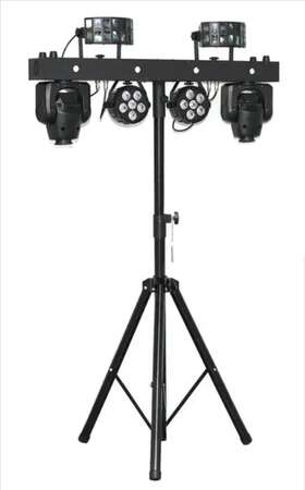 Mu-l31f Musysic Professional Portable Dj Lights Disco Equipment Gig Bar 2pcs 6x5w Rgbw 4in1