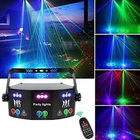 Ysh-502 Ndfptu 15 Eyes Rgb Dj Disco Party Light Strobe Stage Lighting Effect Led Projector