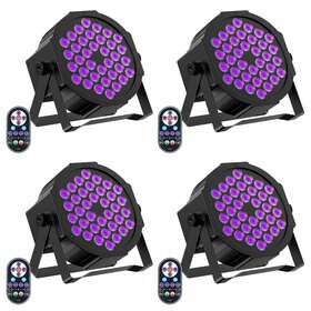 Qaz-002 Nitehop Black Light Stage Lights Purple With Plug For Parties 2w Disco L