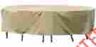 Nu558 Blue Marlin Christmas Wave Winter Cover For Small Oval Table Chair 650878902359