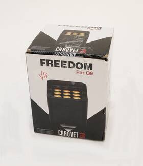 Other 196271328018 Chauvet Dj Freedom Par Q9 Battery-powered Magnetic Diffuser Rgba Led