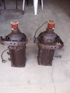 7367a Parellipsphere Lot Of 2 Vintage 170 Model Stage Lighting