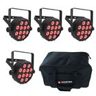 Q12bt-4pk-bag Chauvet Led Bt Wireless Rgba Bluetooth Par Bag