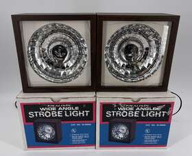 42-3009a Radioshack 2 Vintage Realistic Radio Shack Xenon Strobe Light # 42 3009a Box Tested Works