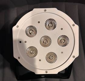 Rockville 613817058586 Battery Par 61 Dmx Dj Stage Wash Light. For Parts Not Working